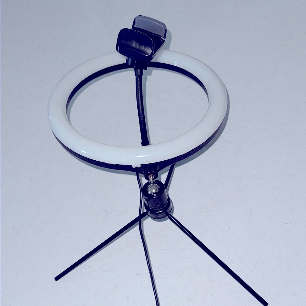 LED Ring Light with Phone Holder